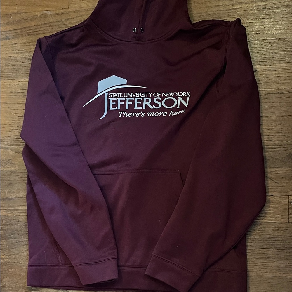 Sport-Tek Maroon SUNY Jefferson Hoodie